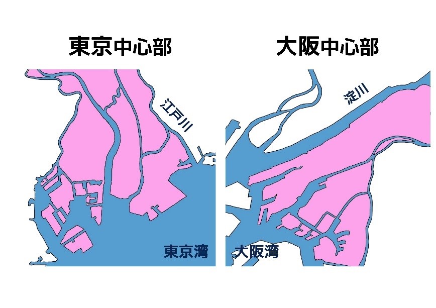 扇状地と三角州の違いは習うより慣れろ 実例の地図を多く見るのが近道 中学受験ナビ